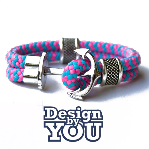 Santa Cruz - Design by You - Handgetakeltes Armband zum Selbstgestalten