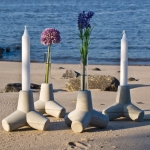 2er Set Sylpo - Kerzenhalter & Vase