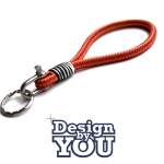 2 Mazunte - Design-by-You-Basismodell - Handgetakelter Schlüsselanhänger aus Segeltau, 6 mm