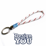1 Puerto Escondido - Design-by-You-Basismodell - Handgetakelter Schlüsselanhänger aus Segeltau, 4,5 mm
